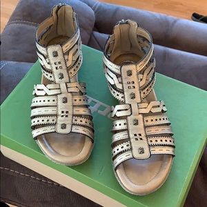 Brand new Gold Sandals